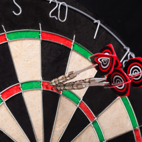 Dartscheibe befestigen ohne Bohren