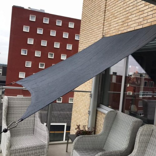 Sonnensegel an der Terrasse ohne Bohren