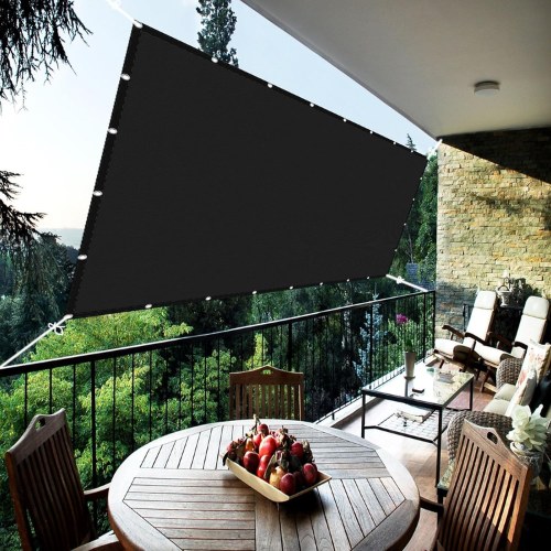 Sonnensegel ohne Bohren am Balkon befestigt