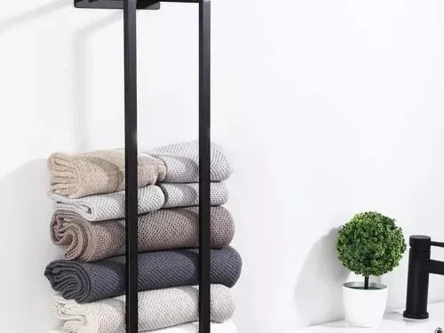 Wandhalter für gerollte Handtücher